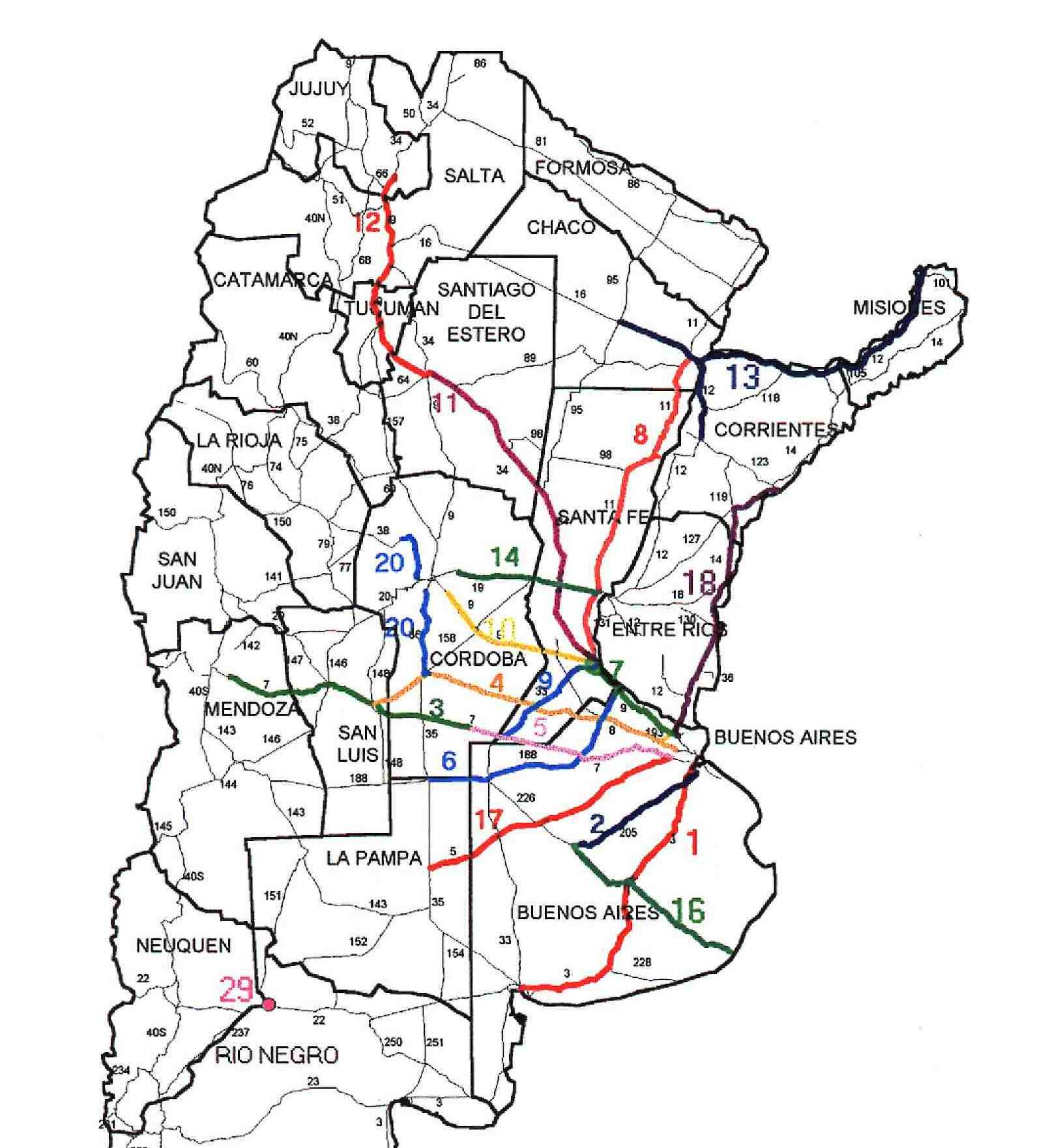 Ruta Nacional 33 Rutas Nacionales Rutas Mapas Rutas Images